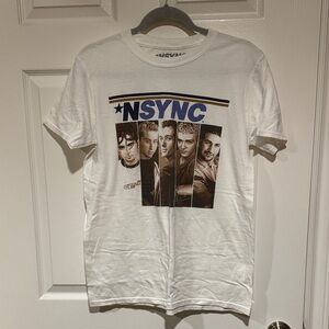 NSYNC White Graphic T-Shirt